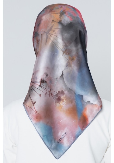 Armine Özel Nostalji Serisi Twill İpek Eşarp Modelleri 8354D-86