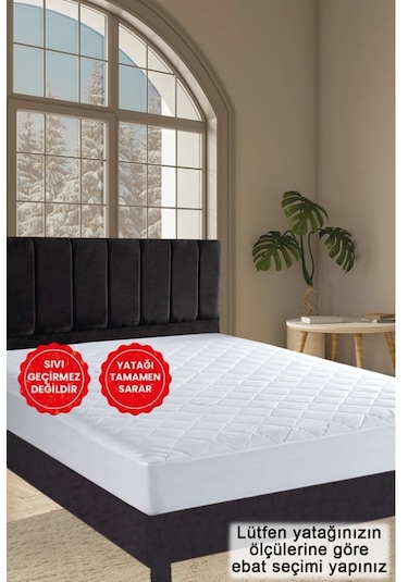 Alez Kapitoneli Fitted Yatak Koruyucu Alez