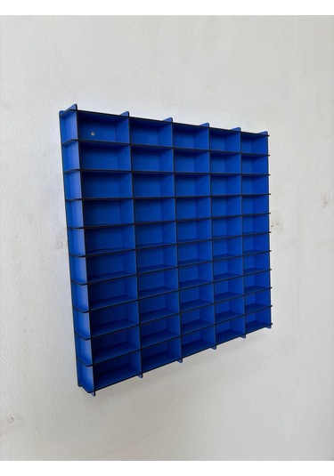 Oyuncak Araba Rafı Mobilya Lacivert