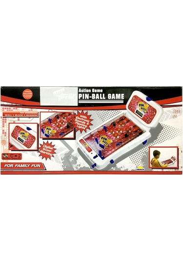Işıklı Sesli Pilli Pinball Arcade Oyunu