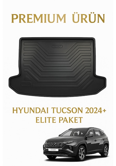 Hyundai Tucson 2024+ Uyumlu 3d Bagaj Havuzu Premium