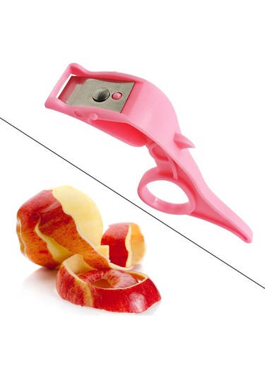 Homyl Portakal Narenciye Soyucu Taşınabilir Meyve Soyma Aracı Pembe