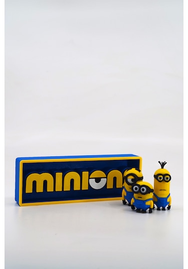 Minions Figür Ve Logo Seti