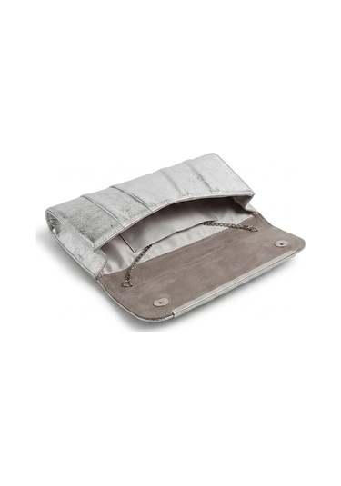 Varol 441 Clutch Kadın Portföy Çanta Gümüş
