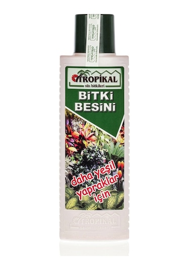 Tropikal Daha Yeşil Yapraklı Bitkiler İçin Sıvı Bitki Besini & Vitamini 225 ML