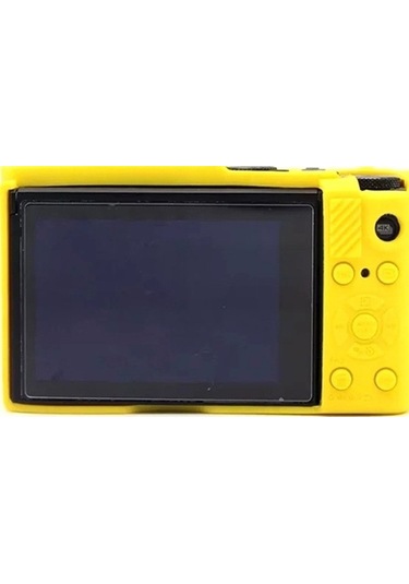 Pazly Panasonic Lx10 Yumuşak Silikon Kılıf - Çizilmez, Düşmeye Karşı Koruyucu Sarı Renk
