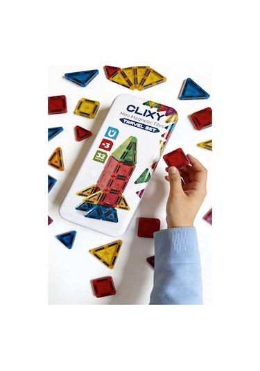 Mini Manyetik Bloklar 32 Parça Travel Set