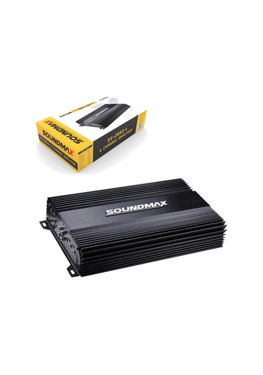 Soundmax Sx-2850.4 Oto Anfi Stereo 4x60 Watt 4 Kanal