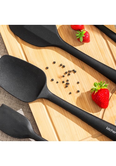 Perotti 15675 Kitchenmate Juan Black 6 Parça Silikon Spatula Seti