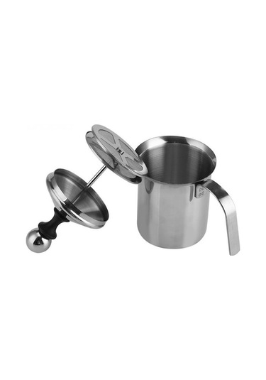 Cbtx Kalınlaştırılmış Çift Katmanlı Köpük Filtreli Paslanmaz Çelik Manuel Köpürtücü 800ml Çok Renkli Çok Renkli