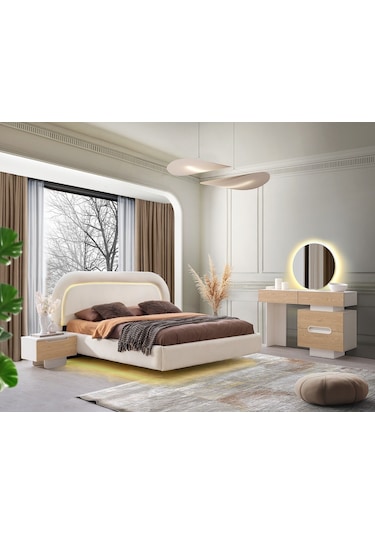 Çamlıca Mdf Bazalı Karyola Ve Başlık