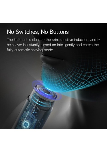 Xiaomi Showsee F101-GY Usb Şarj Edilebilir Akıllı Sensör Elektrikli Tıraş Makinesi