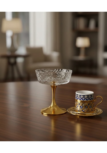 Prizma Uzun Ayaklı Sunumluk 6 Lı Sade