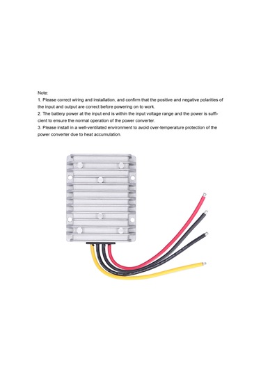 Tenfowee Dc-dc Gerilim Dönüştürücü 24v'den 12v'ye 30a 360w Ip68 Smt Isıl Yayıcı Motor Led Girişimi
