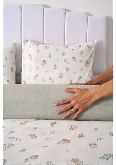 Blush Çift Kişilik Nevresim Takımı Pamuklu Çok Renkli