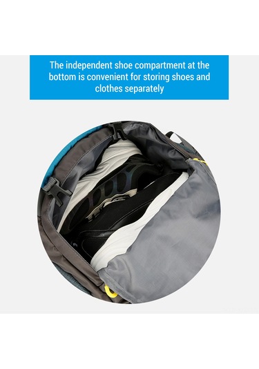 Yuntech01 70l Dayanıklı Oxford Kumaş Sırt Çantası - Geniş Kapasiteli Ve Hafif Koyu Mavi