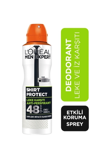 Loreal Paris Expert Shirt Protect Anti Deodorant 150 ML X 2 Adet