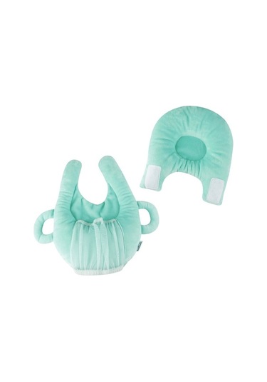 Sones Bebek Bebek Şişe Rafı Serbest El Şişe Tutucu Pamuklu Bebek Süt Şişesi Besleme Öğrenme Emzirme Yastık Minderi Mavi