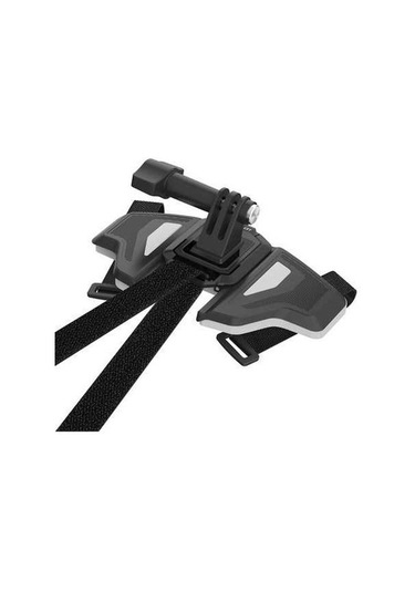 Besthome1 Telesın Gp-hbm-mt2-yh Kaskı Stantı 2. Nesil - Spor Kamera Aksesuarı Nilon+silikon+paslanmaz Çelik Siyah Siyah