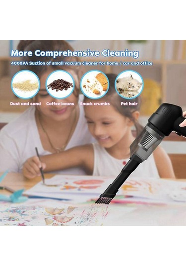 Maiyame 12000 Pa Güçlü Emişli Kablosuz El Süpürgesi, Hepa Filtreli, Taşınabilir Ve Hafif, Ev & Araç Temizliği İçin