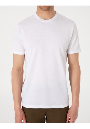 Pierre Cardin Erkek Beyaz Tişört Basic 50302560-vr013 Beyaz