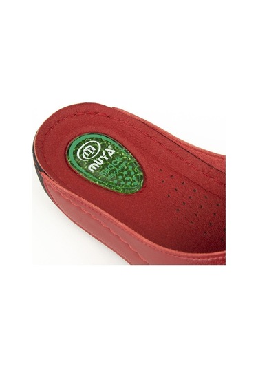 Muya Cyrus Anatomik Jel Destekli Kadın Terlik Kırmızı 37