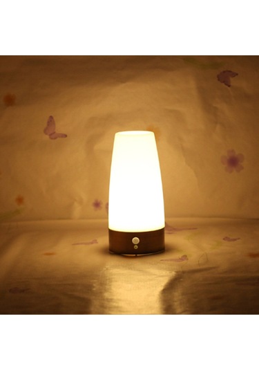 Dofolink Dairesel Hareket Sensörlü Led Lambası - Yatak Odası Gece Lambası, Bar Ambiyans Işığı, Sürekli/algılama Modu, 3aaa Pil Beslemeli Pil Yok Diğer