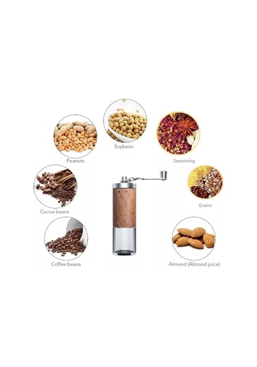 Kahve Çekirdeği Değirmeni Taşınabilir Ahşap Tahıl Paslanmaz