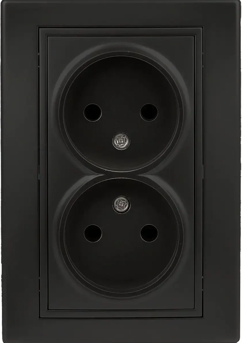 Intro Plano Çiftli Gömme Priz Topraklamasız 16a-250v 262136494 1-204-05