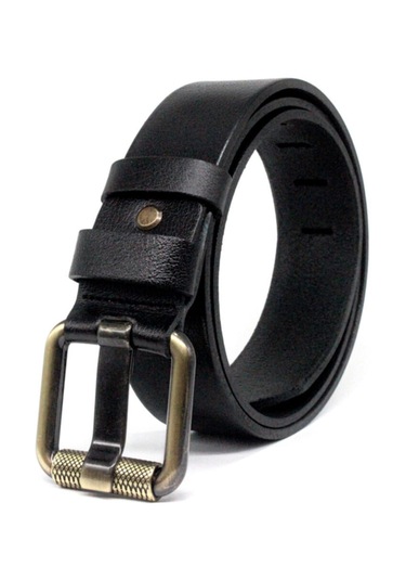 2'li Hakiki Deri Erkek Kot Kemeri 4,5 Cm Sh/kh Çok Renkli