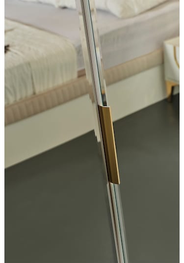 Safir Yatak Odası Takımı Gardırop Bej