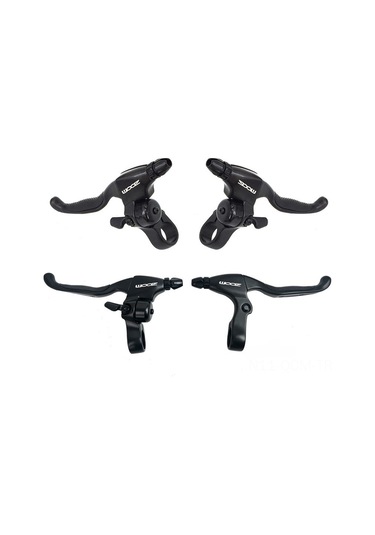 Qingmipy Alüminyum Bisiklet Fren Kolu Zoom Dağ Bisikleti Ve Katlanabilir Bisiklet İçin Sağ-sol Çift Dayanıklı Fren Kolu Seti