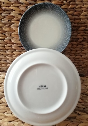 Güral Porselen Petek 19 Cm 12 Adet Pasta Tabak