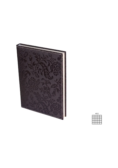 17X24 Kareli Defter Paris Kahve