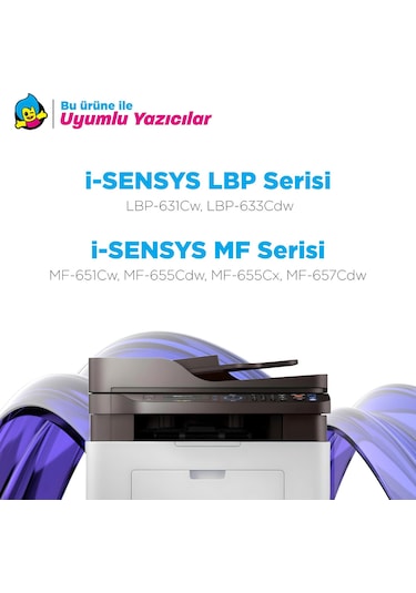 Canon İ-sensys Mf-651cw Uyumlu Toner - Çipli / Crg-067 Uyumlu Toner
