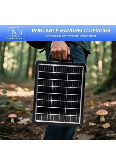 Besthome1 20w Güneş Şarj Paneli 7 Usb Portlu Taşınabilir Power Bank Dream011 Newaonasen Sku6177