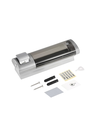 Leezsing Çift Taraflı Köpük Bantlı Manuel El Dezenfektanı Dispenseri Duvara Monte Şampuan Duş Jeli Dispenseri El Dezenfektanı 200ml