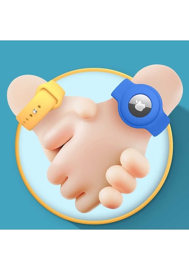 Ekılıf - Airtag Uyumlu Anahtarlık Kordon - Turkuaz