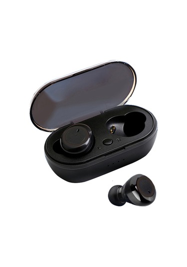 Samdoo Y50 Bluetooth 5.0 Tws Kulaklık, Dokunmatik Kontrol, Gürültü Azaltıcı Mikrofon, 450mah Şarj Kutusu, Siyah