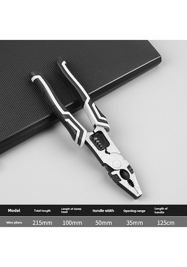 Springsun Elektrikçi Ve Ev Kullanıma Uygun Endüstriyel Kalite Çok Fonksiyonlu Pançolar Seti - Düz/kesici Uçlu, Dayanıklı Çelikten Yapılmış