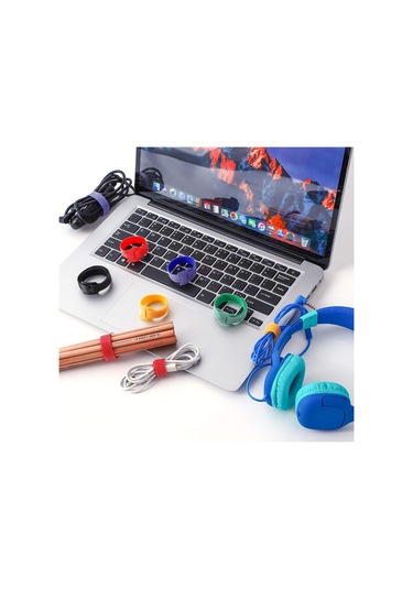 Mikrofiber Kumaştan Üretilmiş, Mükemmel Uv Direncine Sahip, Ayarlanabilir Kablo Düzenleyici, Tekrar Kullanılabilir Kablo Bağları