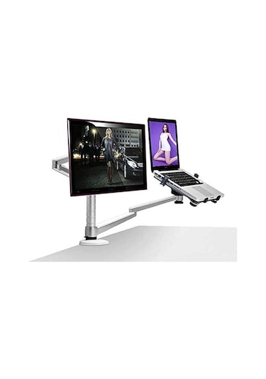 Exeo Oa-7x Amortisörlü Monitör Notebook Tutucu Askı Aparatı