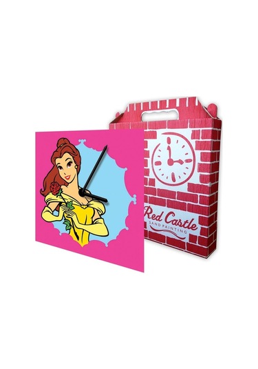 Disney Bella Saat Clock Kum Boyama Seti-red Castle S-0016