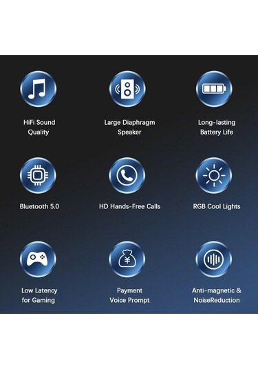 Renkli Dinamik Atmosfer Işığı Desteği Plug-ın U Disk / Tf Kart İle Kablosuz Serin Hifi Ses Bluetooth Hoparlör