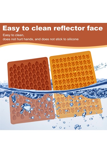 Gatherco Şükran Günü Noel Kurabiye Şeker Kalıbı 100 Delikli Kendin Yap Pişirme Kalıbı Kendin Yap Jöle Damla Kalıbı