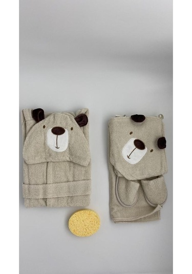 Bebitof Pamuk Sevimli Ayı Desenli Pamuk Bebek Bornoz Seti Kutulu Bbtf.krm.30030 Standart Bebitof Pamuk Sevimli Ayı Desenli Pamuk Bebek Bornoz Seti Kutulu Bbtf.krm.30030 Standart