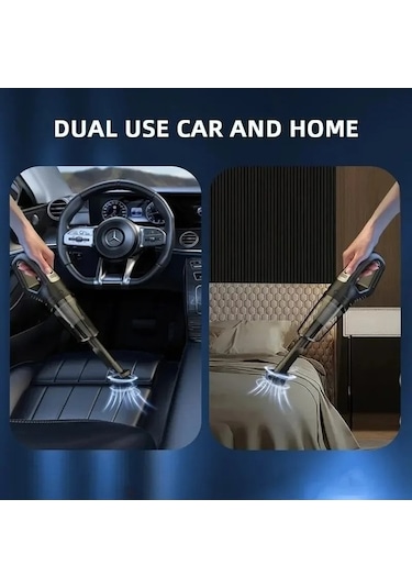 Wondernest Usb Taşınabilir Süpürge Şarj Jl Elektrikli El Araba Akülü 120w Wh Siyah