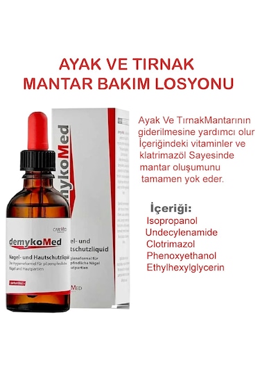 Demykomed El Ayak Ve Tırnak Serumu 50 ML