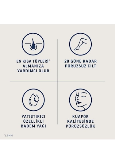 Veet Bacak Vücut Bölgesi Hassas Ciltler Ağda Bandı 3 x 40 Adet