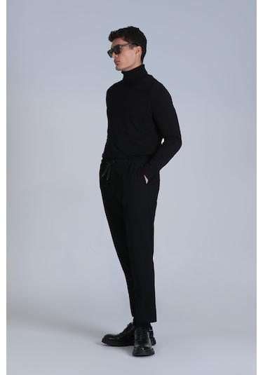 Lufian Erkek Kazak 112090126 Siyah Siyah